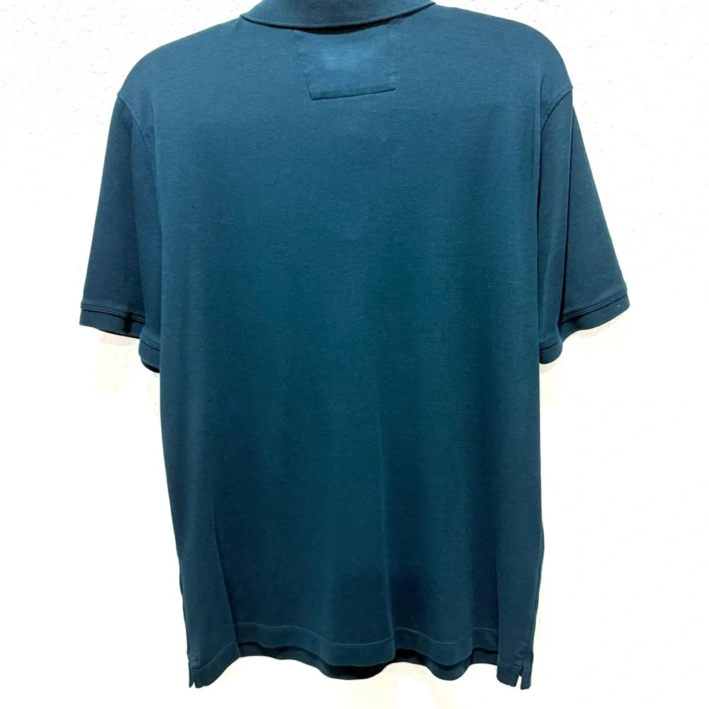Banana Republic 100% cotton Teal‎ men's polo Shirt L
